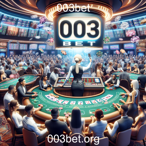 Descubra o Cassino Ao Vivo da 003bet: A Experiência Definitiva de Jogo