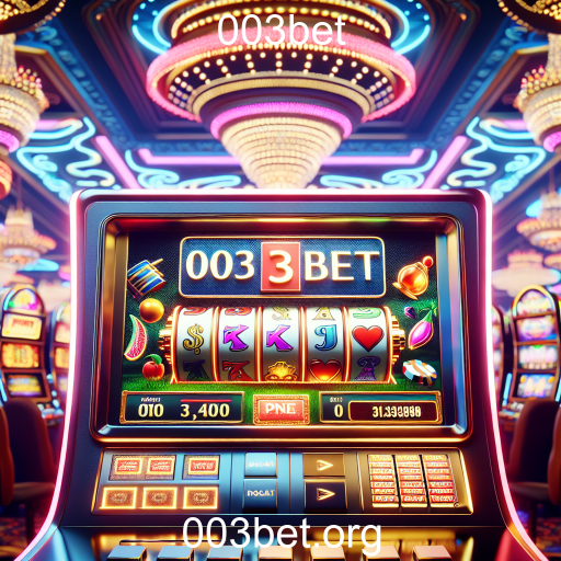 Descubra os Caça-níqueis no 003bet: Emoção e Prêmios em Cada Jogada